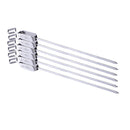 Wide Barbecue Skewer BBQ Needle Grill 17.71'',Extensible for Roasted Kebab Chicken Shrimp and Vegetables