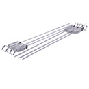 Wide Barbecue Skewer BBQ Needle Grill 17.71'',Extensible for Roasted Kebab Chicken Shrimp and Vegetables