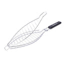 Barbecue Wire Mesh Fish Shaped Grilling Basket Net For Grilled Fish,Stainless Steel BBQ Tool Cookout Accessories