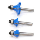 3x/set 1/4" Shank Reversible Finger Joint Set Woodworking Cutter Tool