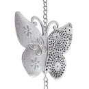 Retro Butterfly Candle Lantern Hurricane Lamp Candleholder for Hanging Decor