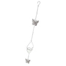 Retro Butterfly Candle Lantern Hurricane Lamp Candleholder for Hanging Decor