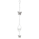 Retro Butterfly Candle Lantern Hurricane Lamp Candleholder for Hanging Decor