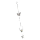 Retro Butterfly Candle Lantern Hurricane Lamp Candleholder for Hanging Decor