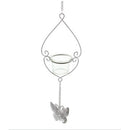 Retro Butterfly Candle Lantern Hurricane Lamp Candleholder for Hanging Decor