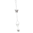 Retro Butterfly Candle Lantern Hurricane Lamp Candleholder for Hanging Decor