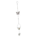 Retro Butterfly Candle Lantern Hurricane Lamp Candleholder for Hanging Decor