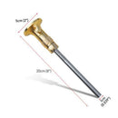 Wheel Marking Gauge Scribes Fine Line Without Tearing Wood Fibers Knurled Knob