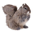 Lifelike Feathered Squirrels Home Adornment Decoration Handmade Crafts Simulation Animals Model Toy Teaching Props