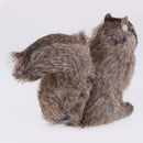 Lifelike Feathered Squirrels Home Adornment Decoration Handmade Crafts Simulation Animals Model Toy Teaching Props