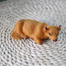 Lying Scalpers Garden Sculpture Figure Lawn Wildlife Outdoor Decoration