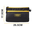 Oxford Cloth Electrician Tool Pouch Bag Multi Propose Portable Carpenter Waist Belt Black