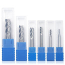 4 Flutes Carbide Tips End Mill Bits Straight Shank Tungsten Steel CNC 10mm Cutting Diameter
