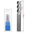 4 Flutes Carbide Tips End Mill Bits Straight Shank Tungsten Steel CNC 10mm Cutting Diameter