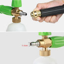 High Quality 1000ML Car Wash Gun Jet Pressure Washer 1/4" Adjustable Snow Foam Soap Bottle Green