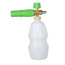 High Quality 1000ML Car Wash Gun Jet Pressure Washer 1/4" Adjustable Snow Foam Soap Bottle Green