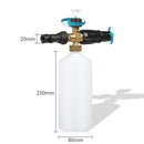 High Quality 1L Car Washer Gun Snow Foam Bottle Nozzle for Karcher K2 K3 K5 - Red Color