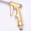 Durable High Pressure Water Sprayer Car Garden Wash Gun Brass Hose Long Rod Nozzle - Spray distance:10-15m