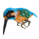 Realistic Plastic Kingfisher Birds Ornament Garden Statue Birds Sculpture Patio Yard Lawn Ornaments