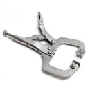 11-inch C Clamp Vise Grip Locking Regular Tip Easy Release Pliers Heavy Duty