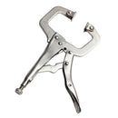 11-inch C Clamp Vise Grip Locking Regular Tip Easy Release Pliers Heavy Duty