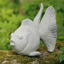 Retro Style Imitation Pottery Fish Ornaments for Yard Garden, Animal Statue