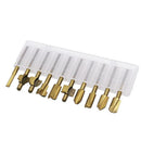 10pcs 3mm Shank Mini Reversible Finger Joint Set Woodworking Milling Cutter