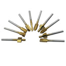 10pcs 3mm Shank Mini Reversible Finger Joint Set Woodworking Milling Cutter