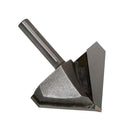90 Degree 1/4 X 1-3/4-Inch Diameter V-Groove Bit - Silver Wood Carving Tool