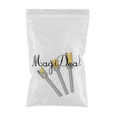 Mortise Template Flush Trim Router Bit Milling Cutter 6mm Shank with Bearing Woodworking DIY Tools, 3 Pack