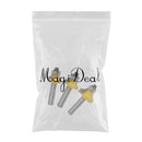 Mortise Template Flush Trim Router Bit Milling Cutter 8mm Shank with Bearing Woodworking DIY Tools, 3 Pack