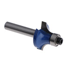 1/4 Shank Woodworking Router Bit Radius Round Over Dual Edge Cutter 1/2
