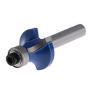 1/4 Shank Woodworking Router Bit Radius Round Over Dual Edge Cutter 1/2