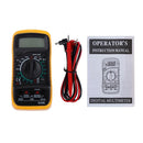 XL830L Digital Multimeter LCD Display with DC Current, AC/DC Voltage, Resistance and Diode Tester