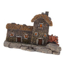 Mini Resin Craft Fairy Garden House with Lamp Dollhouse Ornament Micro Landscape DIY