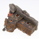 Mini Resin Craft Fairy Garden House with Lamp Dollhouse Ornament Micro Landscape DIY