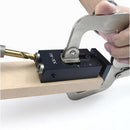 Aluminum Pocket Hole Jig Kit System For Wood Working & Joinery + Step Drill Bit & Accessories Wood Work Tool Set For 15-35mm Wood Board