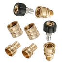 8pcs Pressure Washer Adapter Set, Quick Connect Kit, M22 to 3/8'' Quick Connect, 3/4" to Quick Release