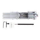 Mini Lathe Beads Machine Kit Woodworking Tools DIY for Grinding, Cutting, Polishing, Drilling