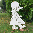 1 Set of Lovely Kids Stakes Garden Lawn Outdoor Yard Art Decoration Ornament
