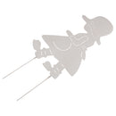 1 Set of Lovely Kids Stakes Garden Lawn Outdoor Yard Art Decoration Ornament