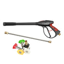 3000PSI High Pressure Car Washer Spray Gun Wand/Lance Nozzle Tips Kit Tool