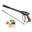 3000PSI High Pressure Car Washer Spray Gun Wand/Lance Nozzle Tips Kit Tool
