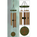 36'' Wind Chimes Outdoor, Sympathy Wind Chimes with Amazing Grace Sound, Personalized Metal Wind Chimes with 5 Long Aluminum Tubes for Garden Home