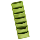 7 Pockets Vertical Growing Bags, Wall Mount Hanging Planters, Felt Cloth, Rugged, Breathable, Save Space for Planting