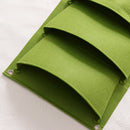 7 Pockets Vertical Growing Bags, Wall Mount Hanging Planters, Felt Cloth, Rugged, Breathable, Save Space for Planting