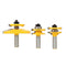 1/2 inch Woodworking Matched Tongue and Groove Router Bit Set Wood Milling Cutter