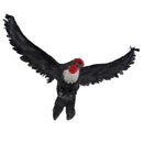 Simulated Lifelike Black Feathered Bird Swallow Pendulum Home Decor Ornament