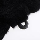 Simulated Black Plastic Lifelike Bear Head Wall Hanging Decoration