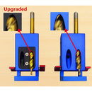 Upgraded Woodworking Pocket Hole Jig Kit, 5- 45mm Drill Guide Set Hole Puncher Locator Jig Drill Bit Set with Base For DIY Carpentry Tools